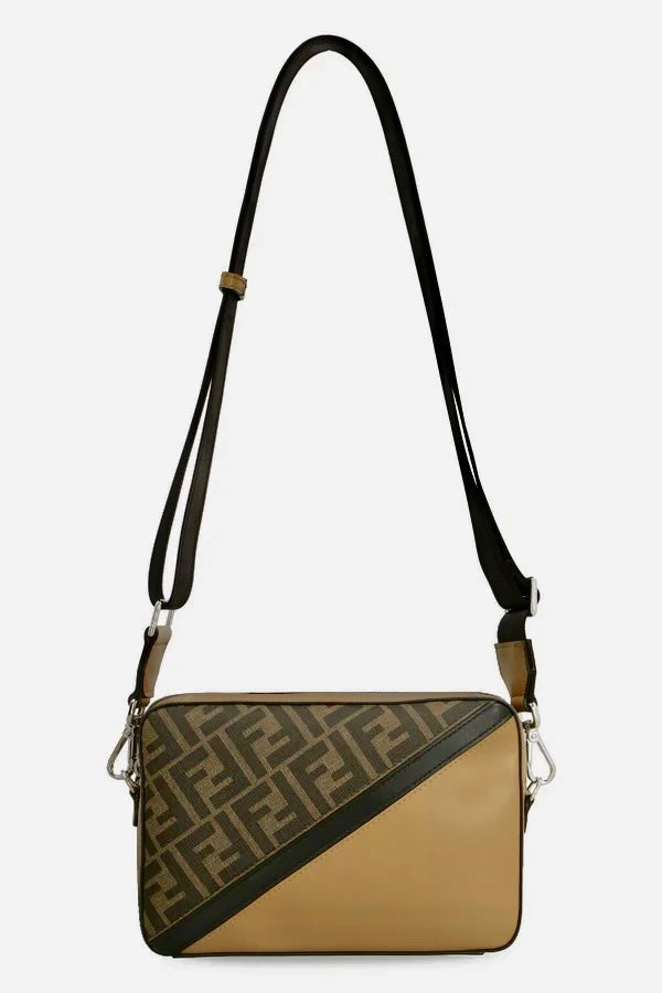 FENDI VITELLO FF DIAGONAL BI-COLOR CAMERA BAG - Product Image 2