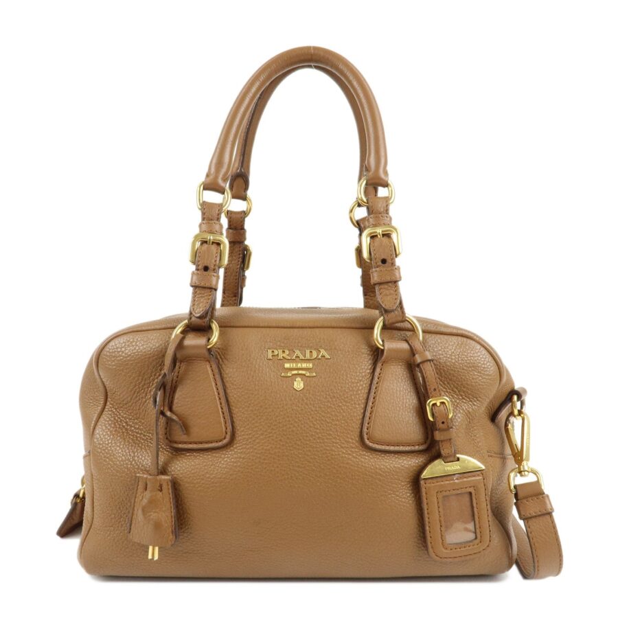 Prada Shoulder Bag brown – front view