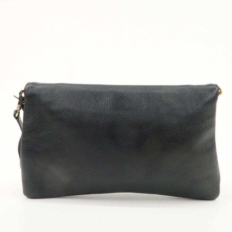 Balenciaga Clutch black bag – front view