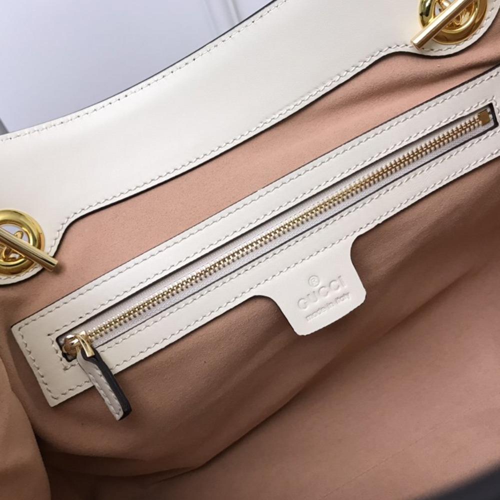 Gucci Padlock Leather Chain tracolla Stile 9