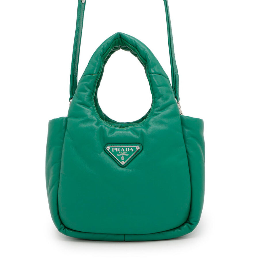 Prada handbag green – front view