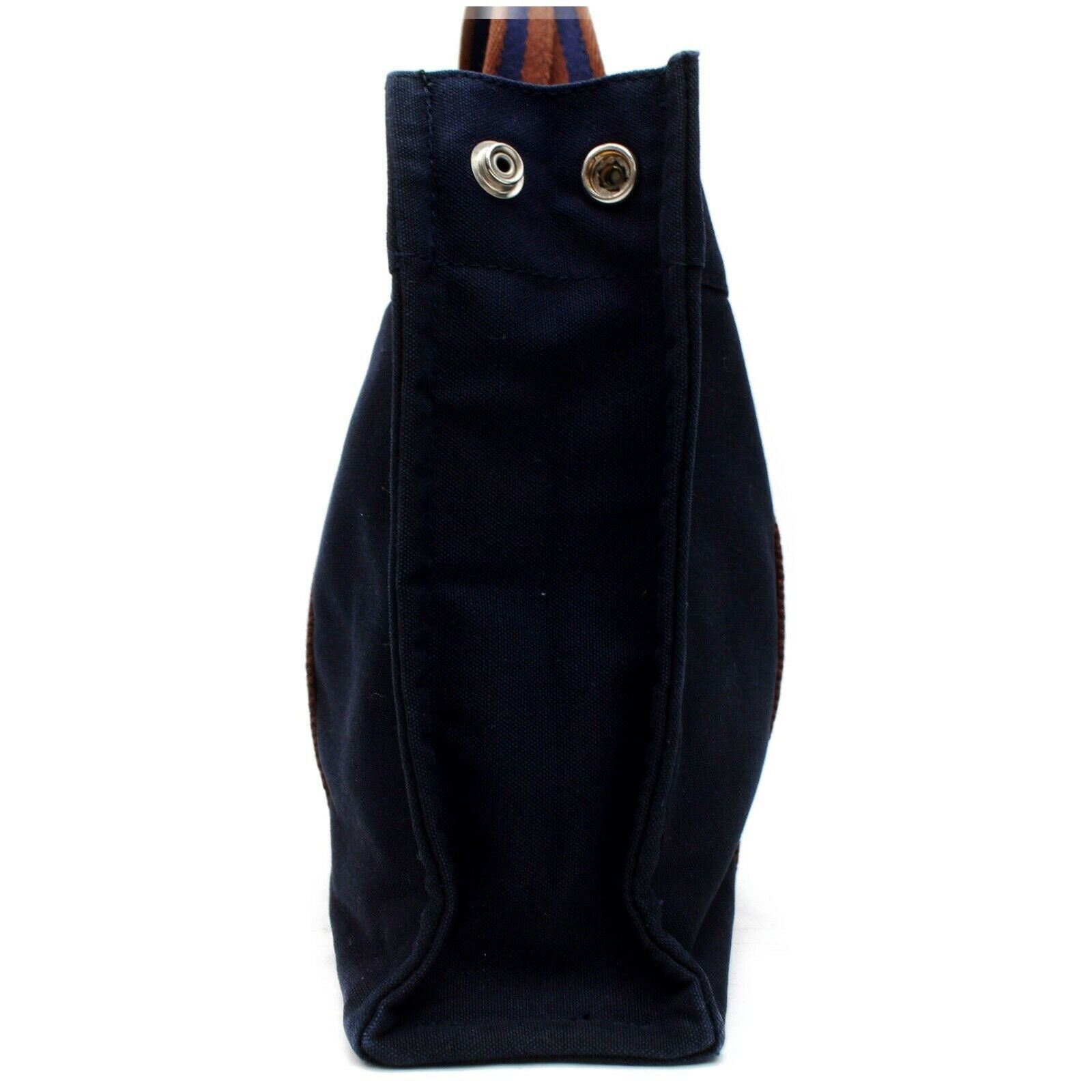 Brand Inspired Hermes Tote Bag Sac Fool Toepm Navy Blue Canvas (SHC7-10987) - Product Image 2