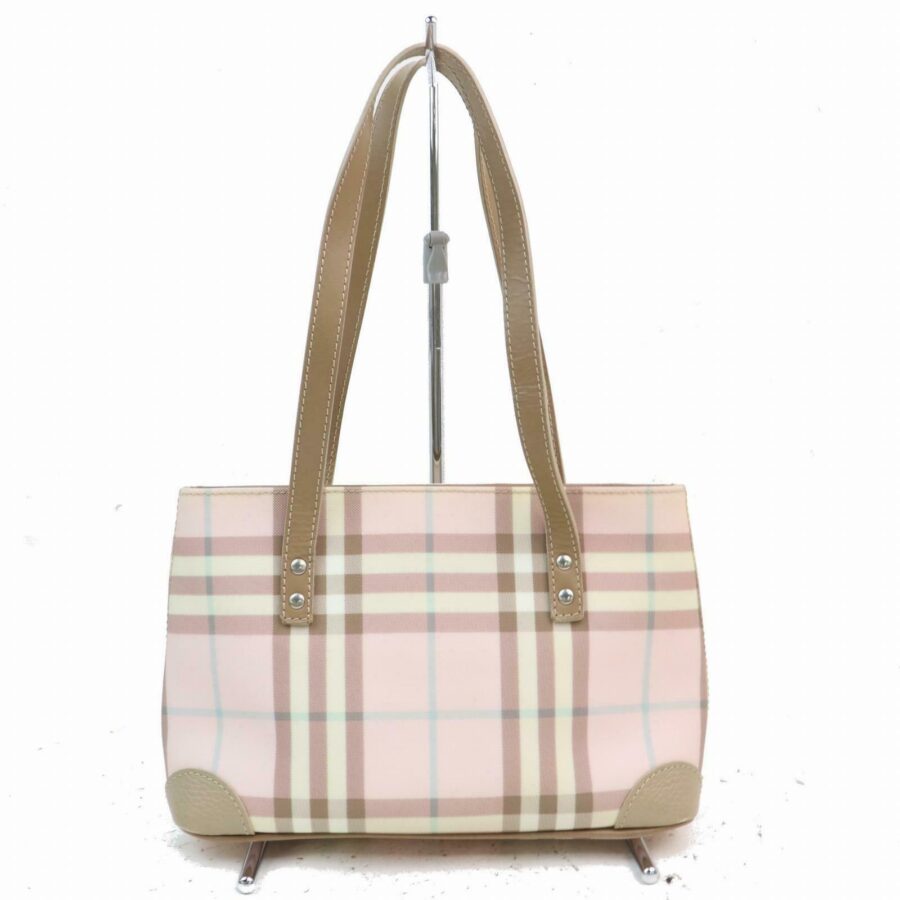 Burberry London Hand Bag Pink PVC (SHC7-10047) | Studio Nafay