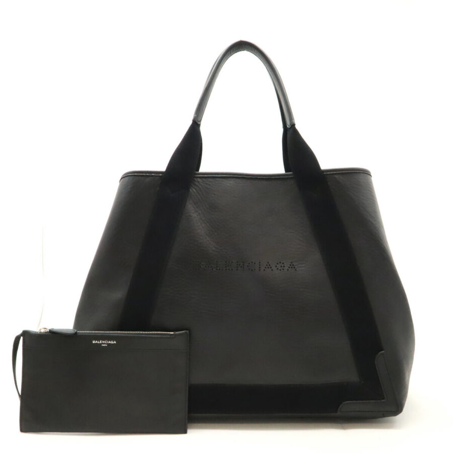 Balenciaga Tote black bag – front view
