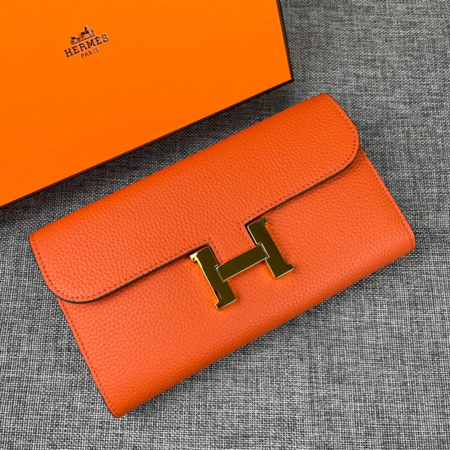 Hermes Constance gold bag – front view