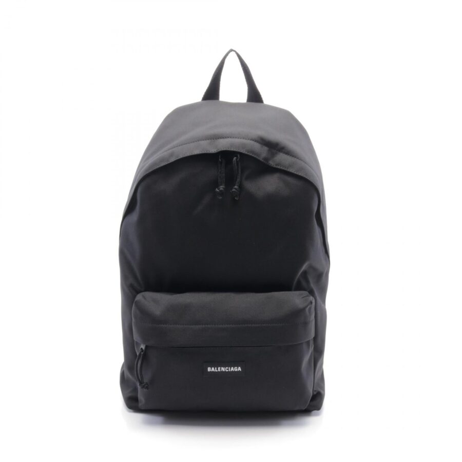 Balenciaga Backpack black bag – front view