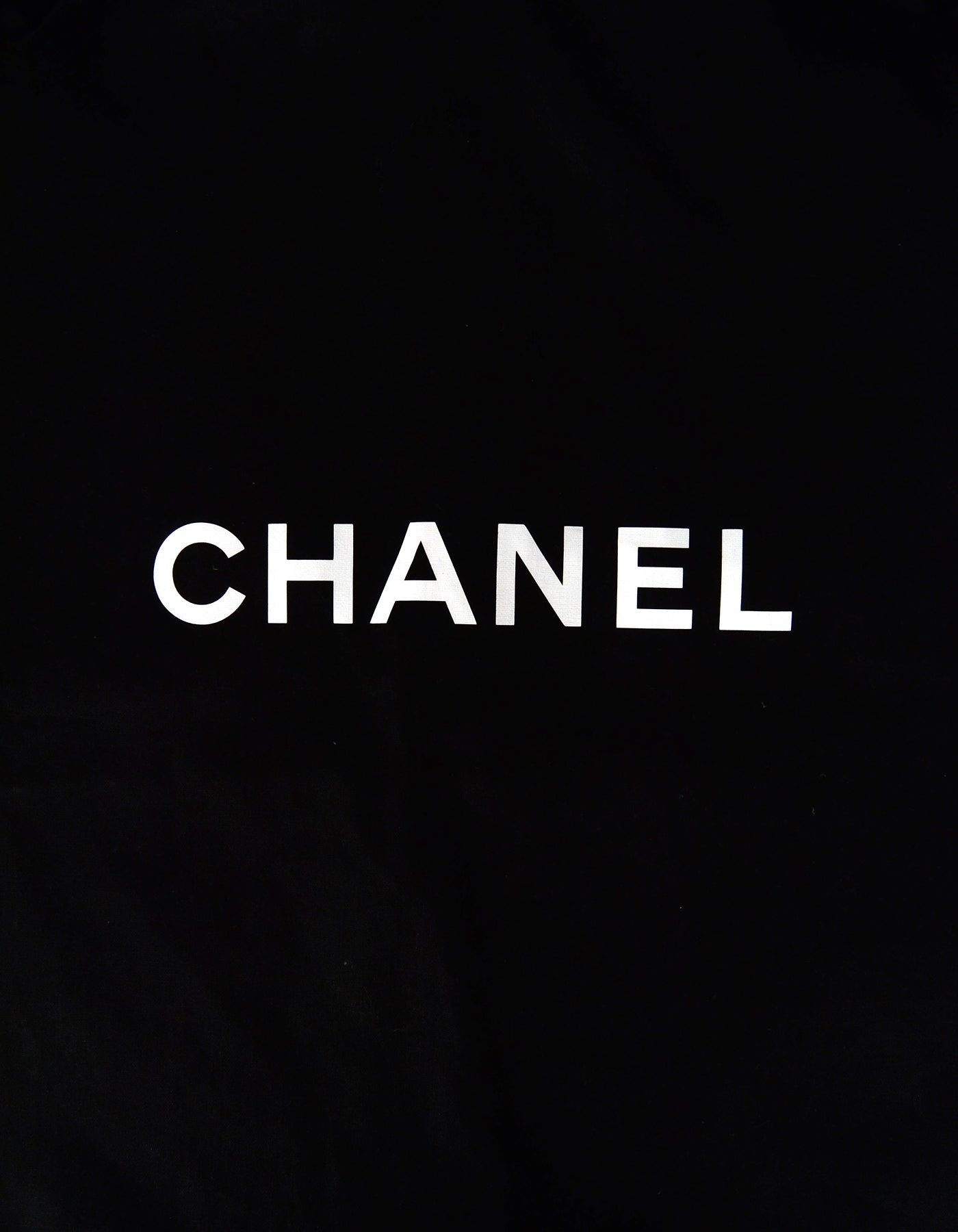 Chanel Black 48″ Canvas Garment Bag W/ CC Hanger