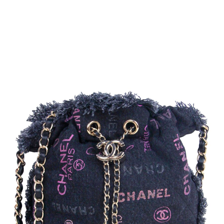 Chanel Crossbody black bag – front view