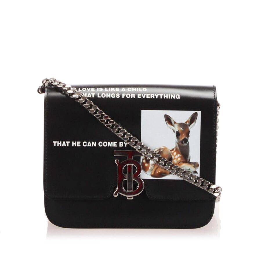 Burberry Leather TB Crossbody Bag | Studio Nafay