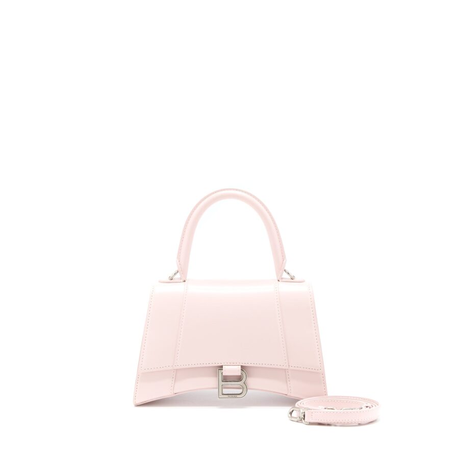 Balenciaga Hourglass pink bag – front view