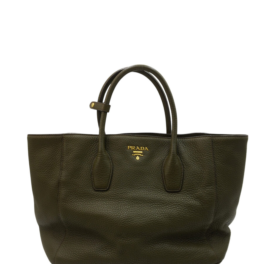 Designer Tote green bag – front view